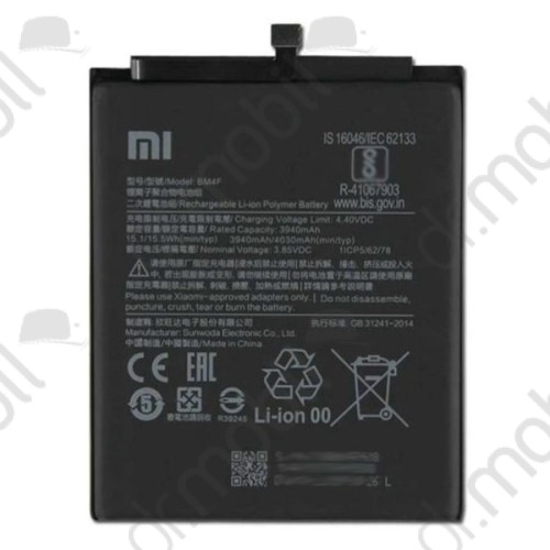 Akkumulátor Xiaomi Mi 9 Lite, Xiaomi Mi A3 4030mAh Li-iON (BM4F kompatibilis)
